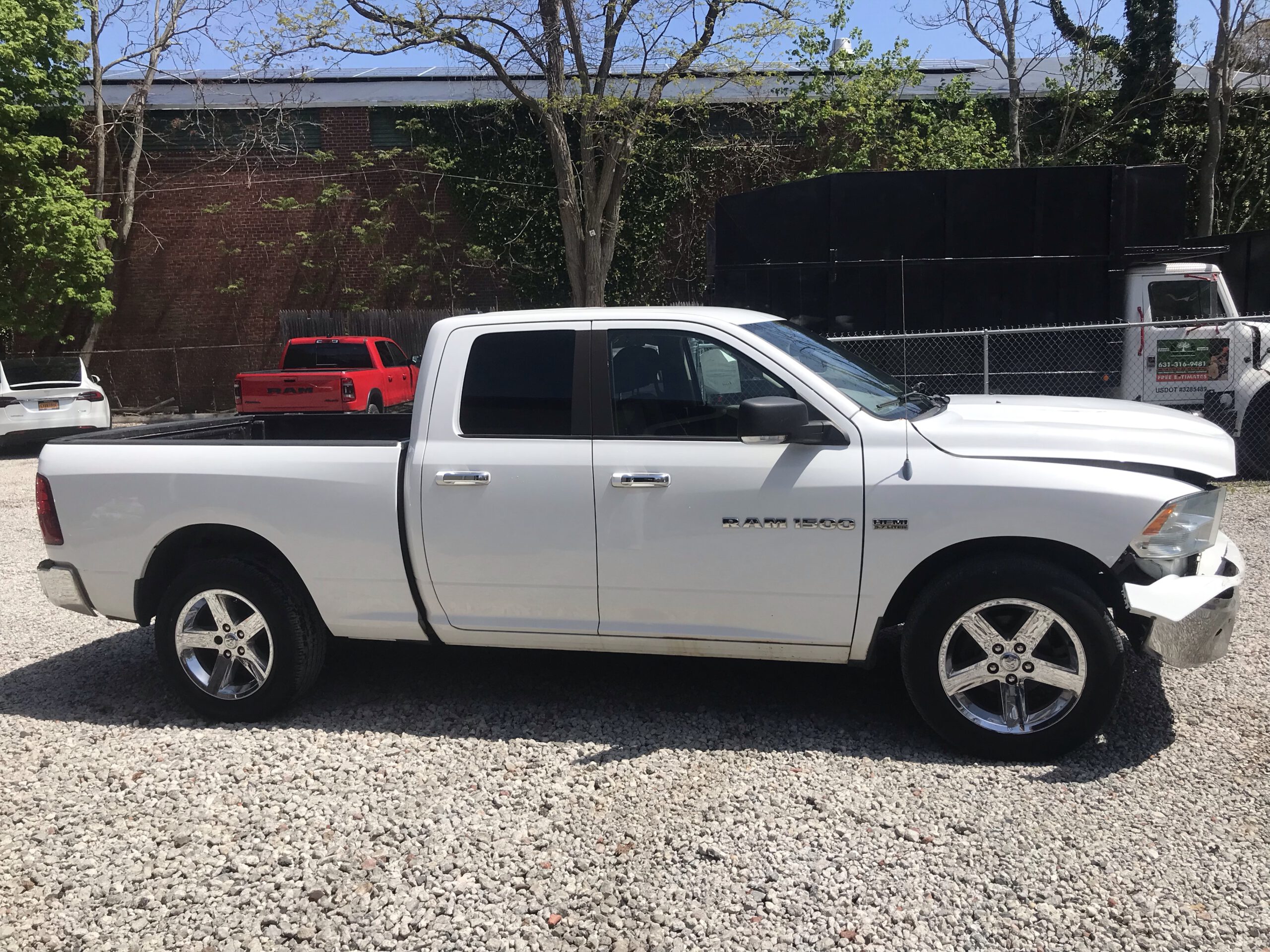 2011 Dodge Ram 1500 4 dr, 4×4, 124k miles, front damage, runs and drives,air bags good, radiator is good  $6,999. full